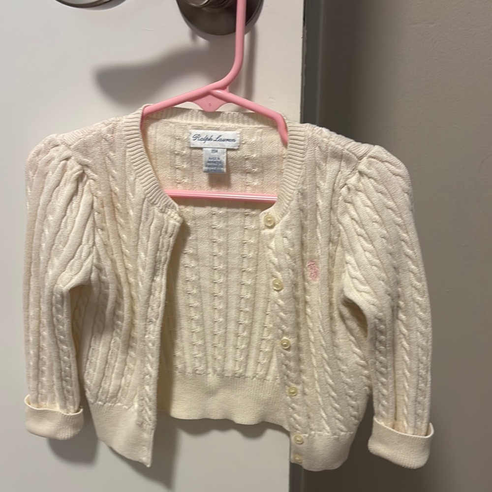 Ralph Lauren Cream Cardigan Jacket